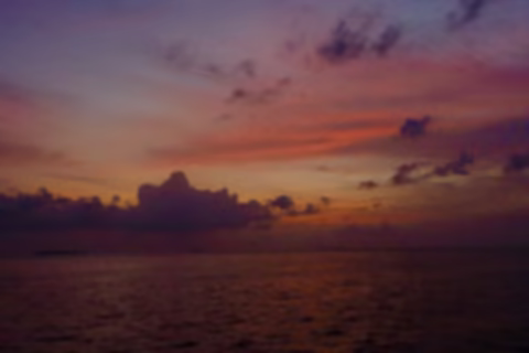 Orange and violet sunset over the Pacific Ocean